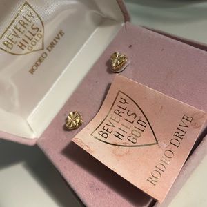 Beverly Hills 14k gold earrings